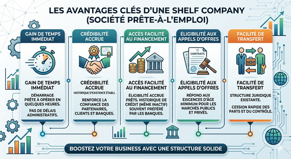 Acquisition de Shelf Companies en France
